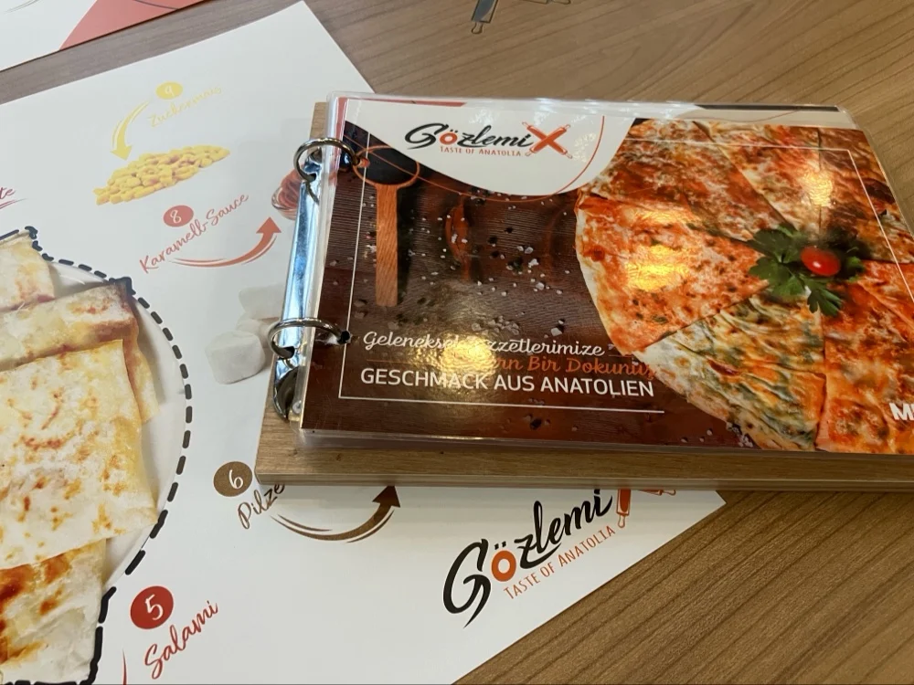 Speisekarte, Gözlemix Bamberg
