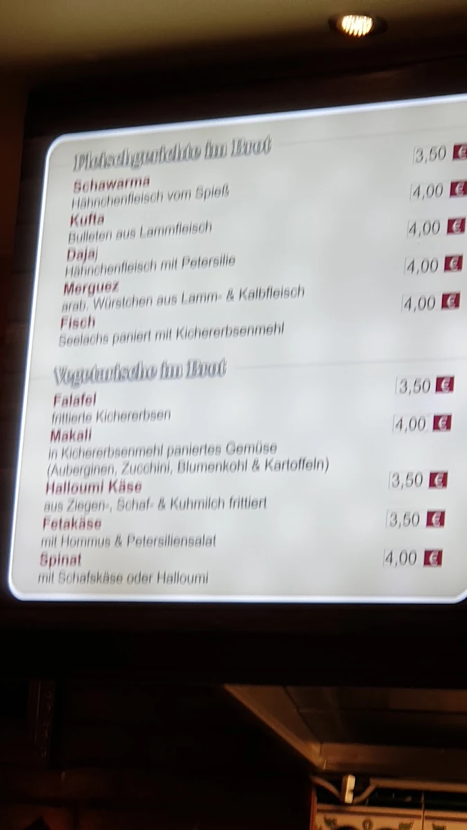 Speisekarte photo 5