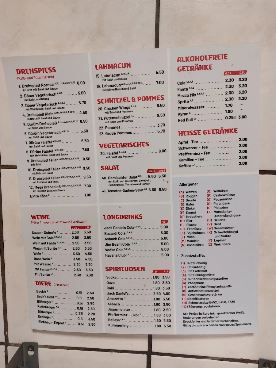 Speisekarte photo 1