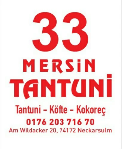 Speisekarte, Mersin Tantuni Neckarsulm