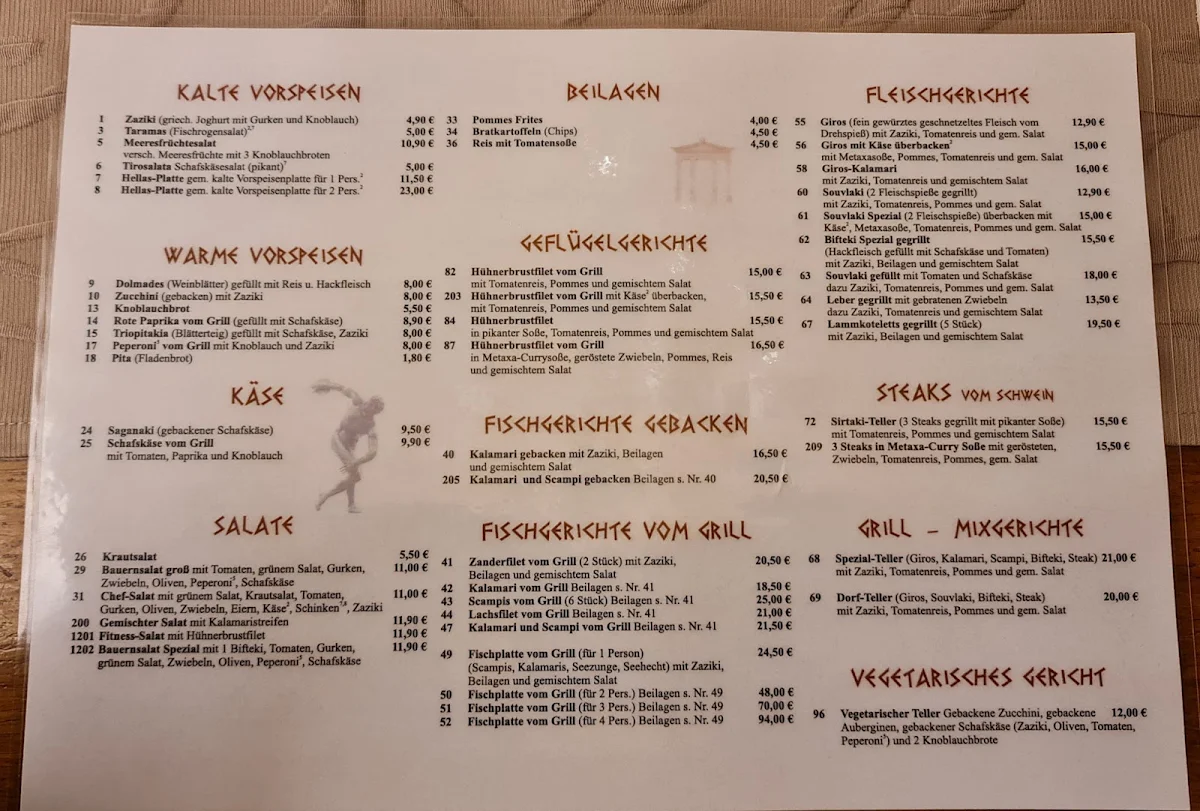 Speisekarte photo 1