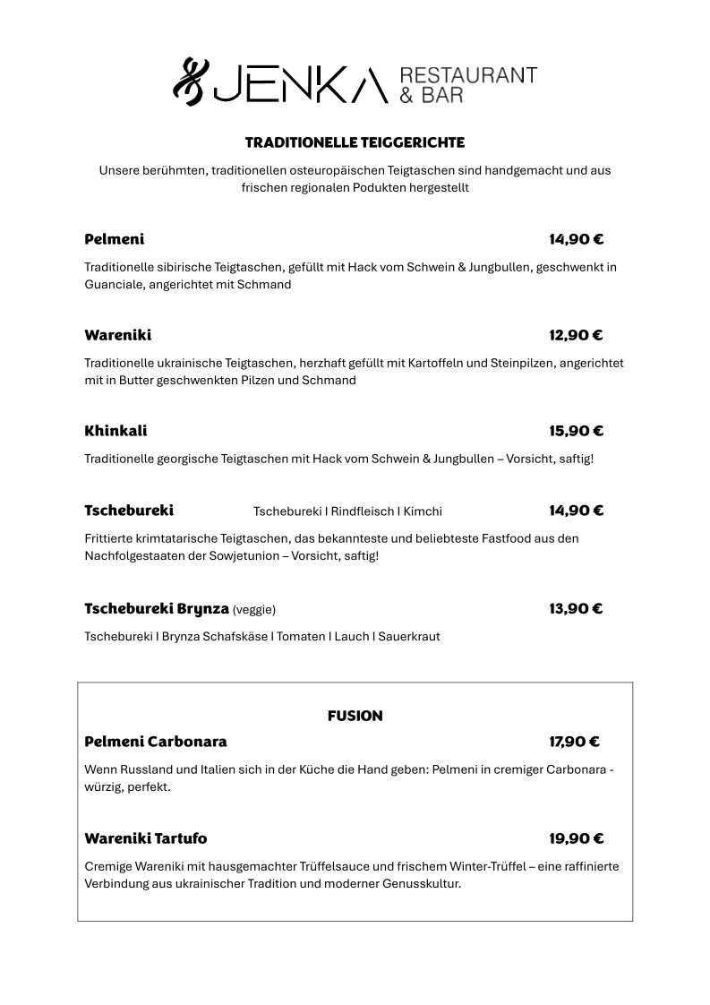 Speisekarte photo 4