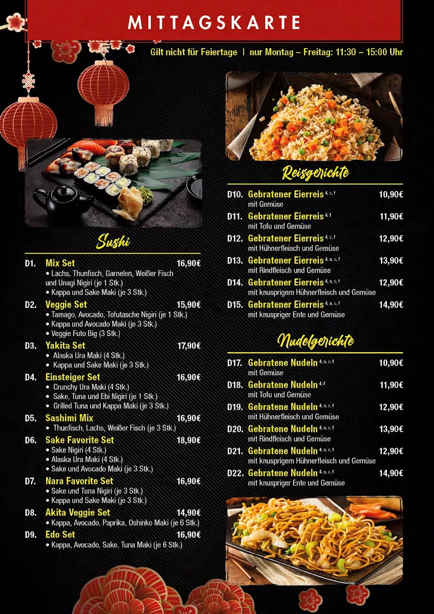 Speisekarte, HOI AN Frankenthal - Sushi & Grill