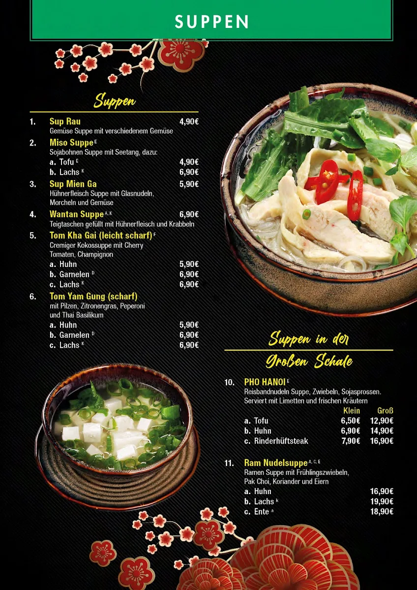 Speisekarte, HOI AN Frankenthal - Sushi & Grill