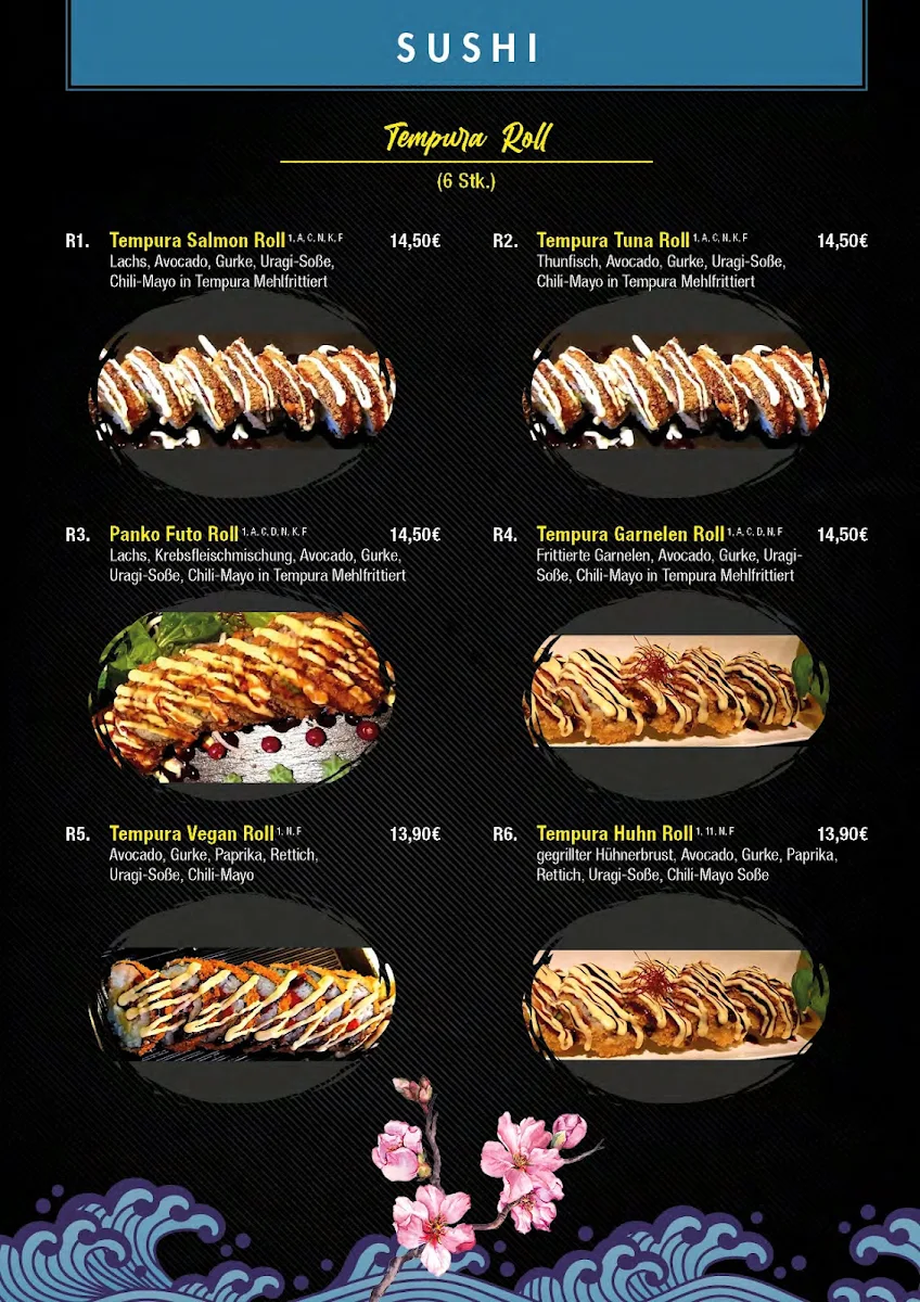 Speisekarte, HOI AN Frankenthal - Sushi & Grill