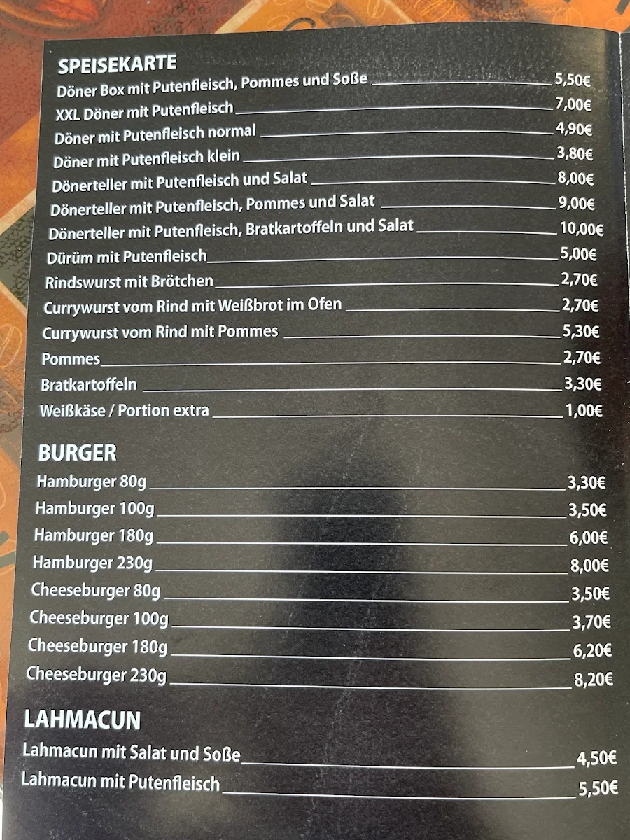 Speisekarte photo 1
