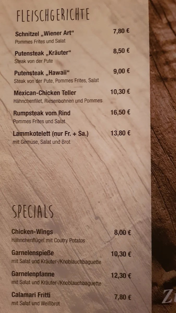 Speisekarte photo 2