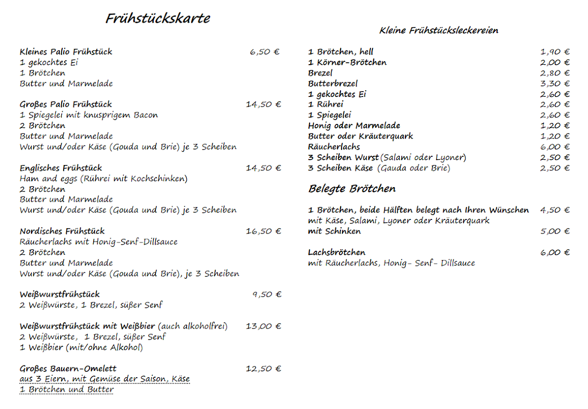 Speisekarte photo 3