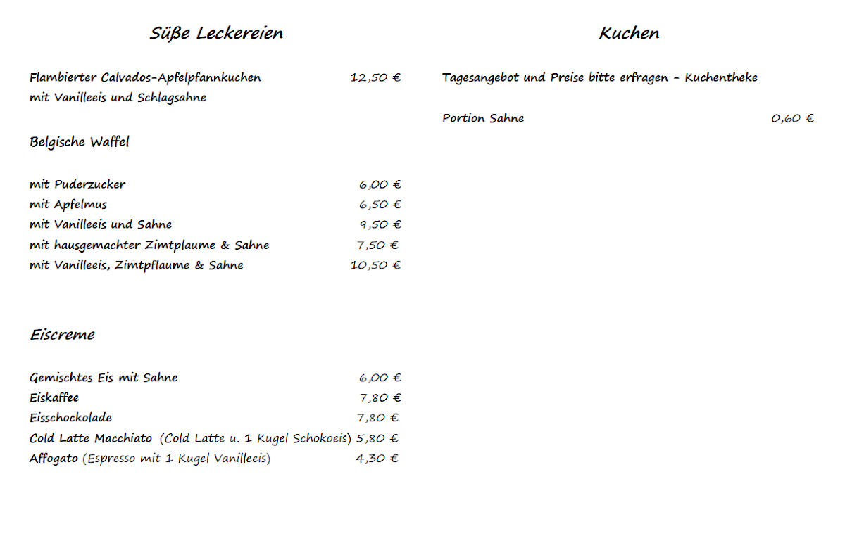 Speisekarte photo 4