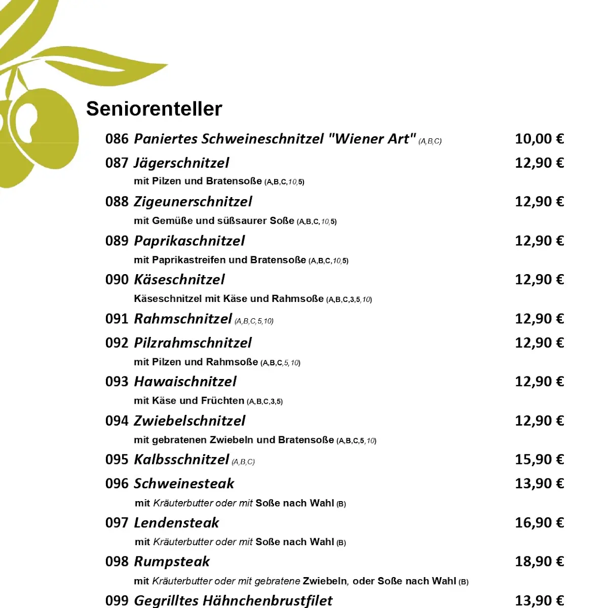 Speisekarte photo 4