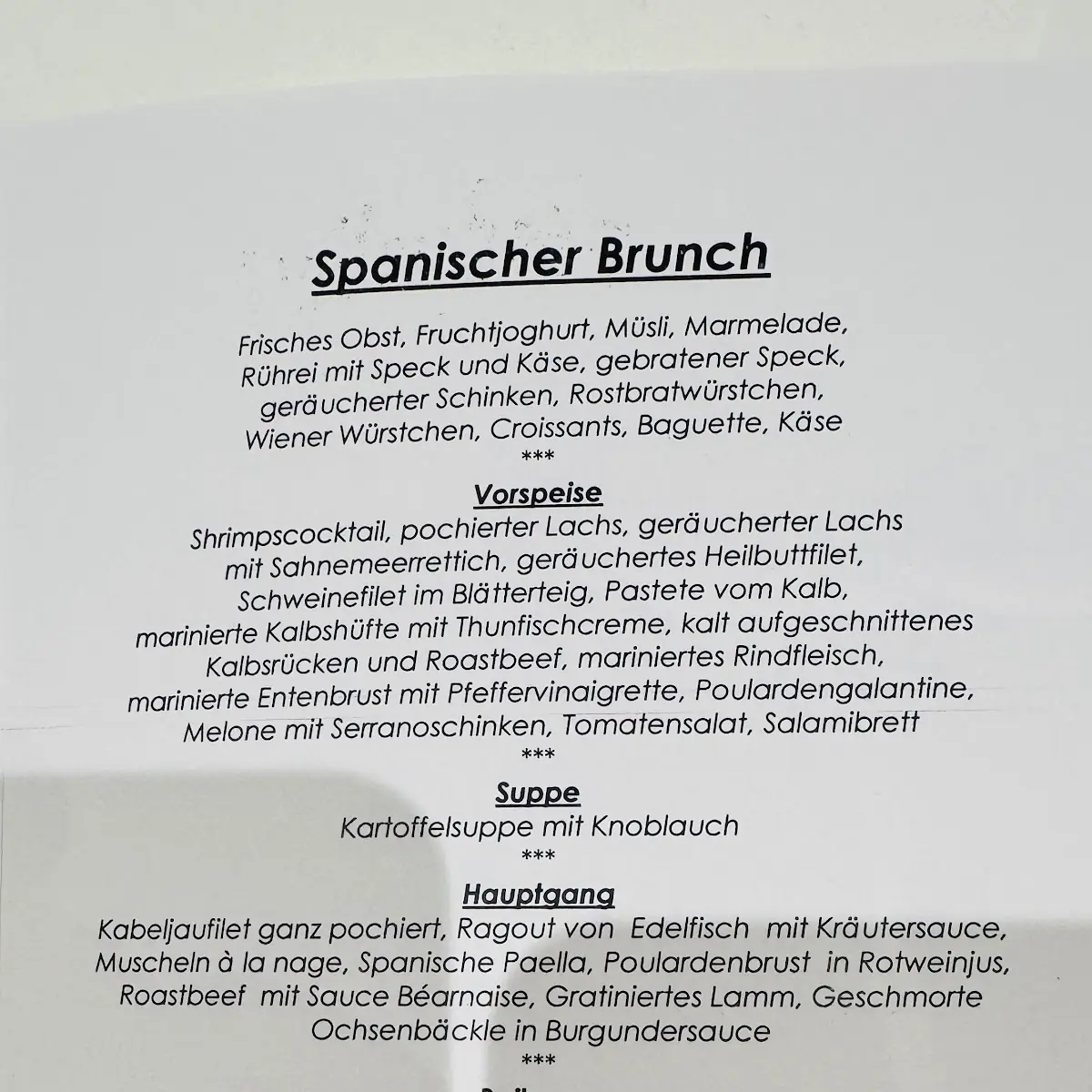 Speisekarte photo 2