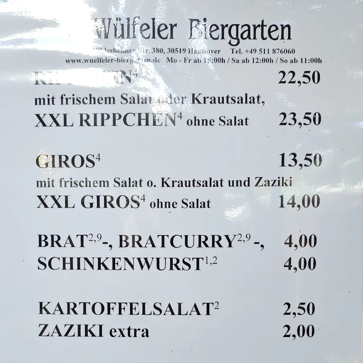 Speisekarte photo 2