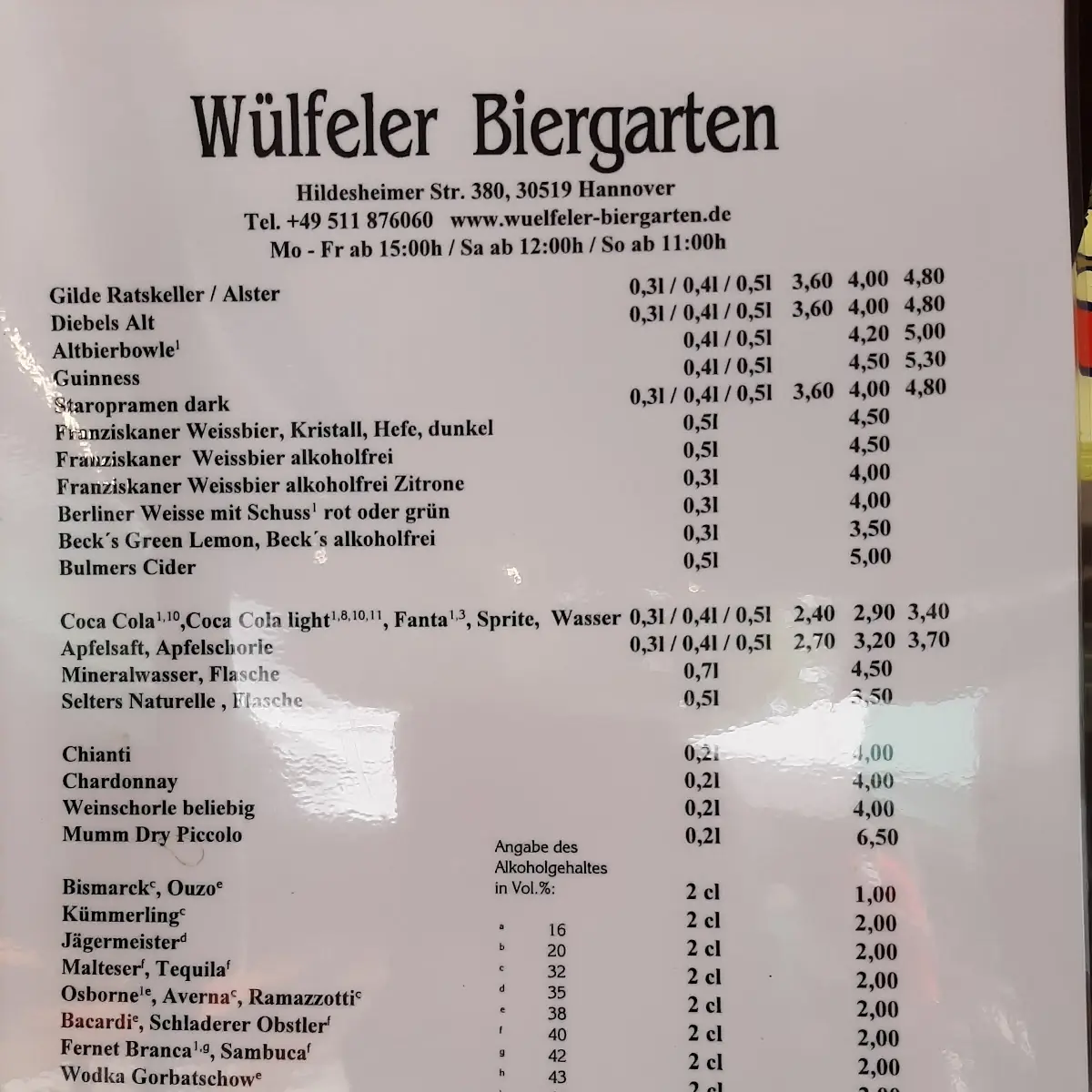 Speisekarte photo 4