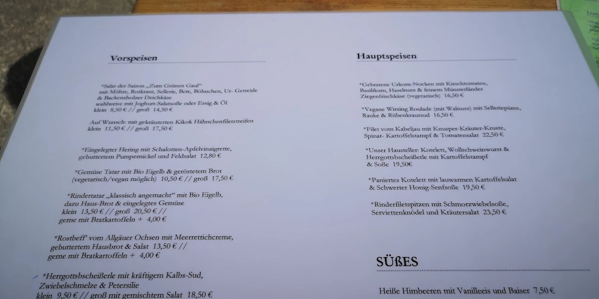 Speisekarte photo 3