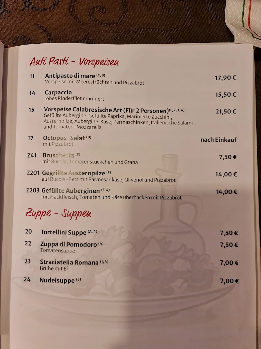 Speisekarte photo 2
