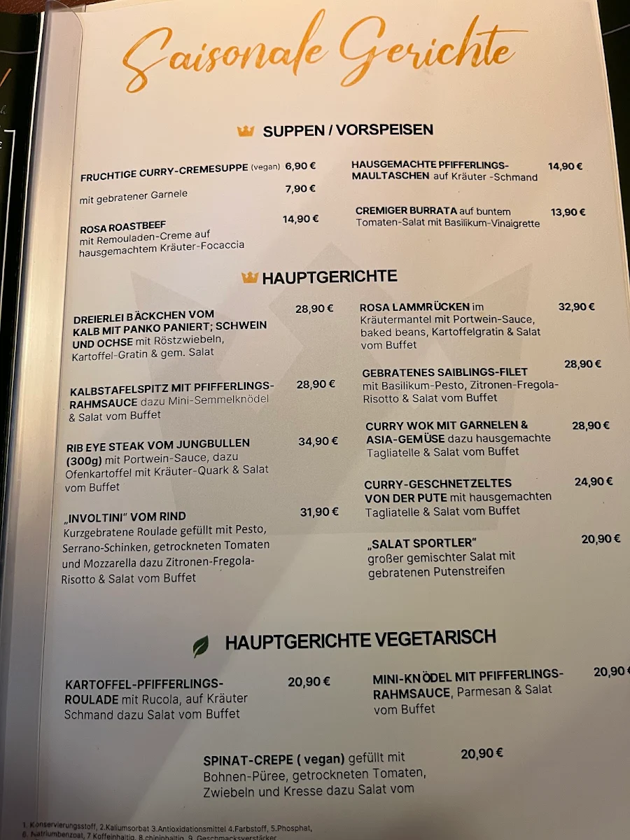 Speisekarte photo 2