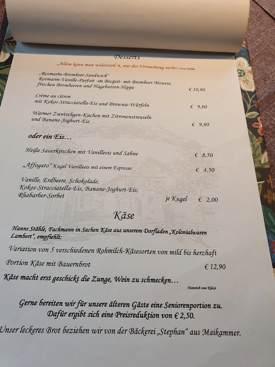 Speisekarte photo 5