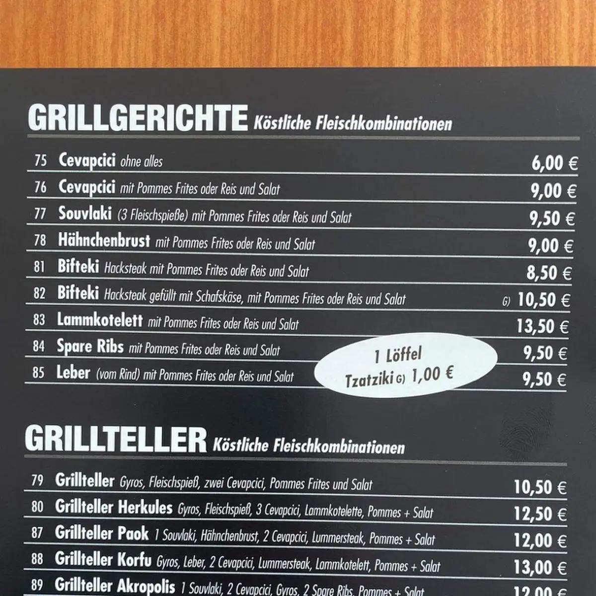 Speisekarte photo 6