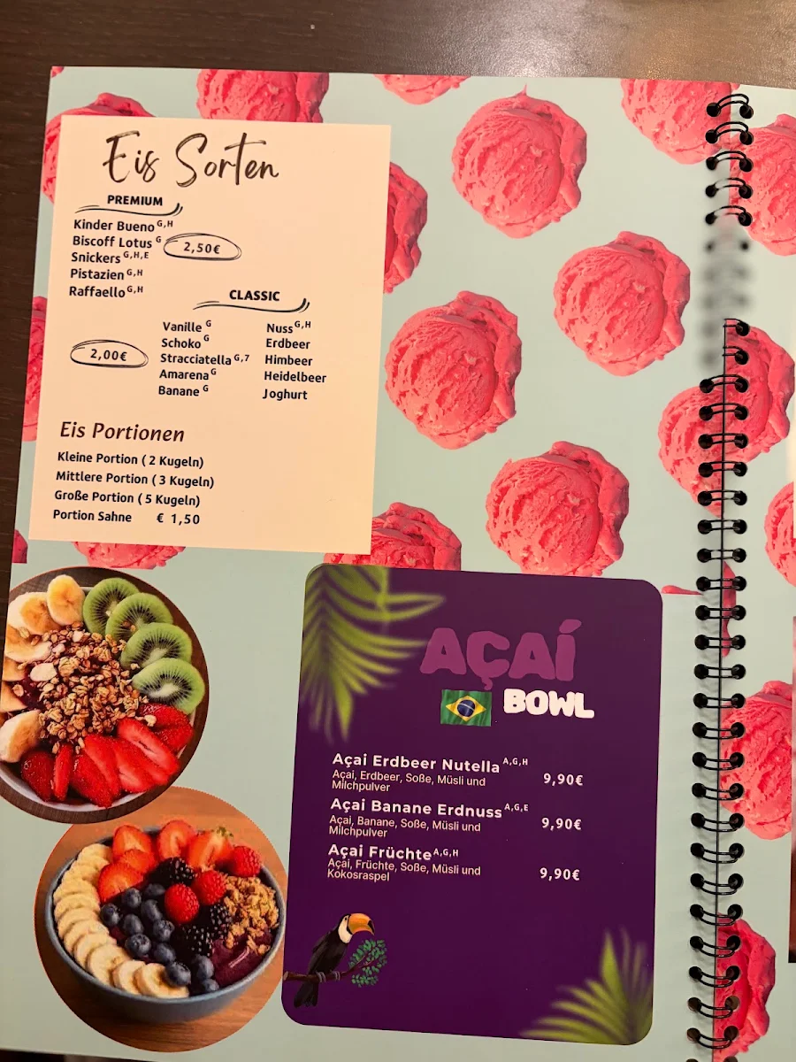 Speisekarte, Rio Cafe & Bistro