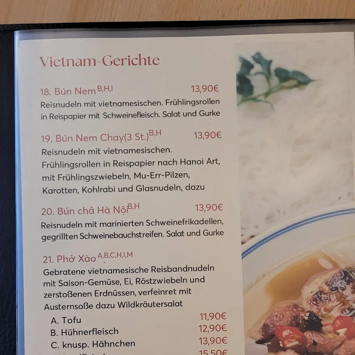 Speisekarte photo 1