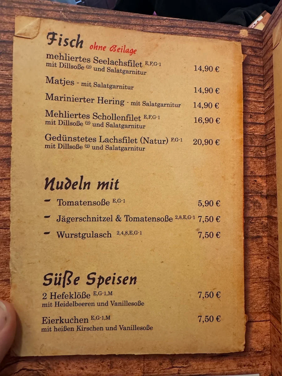 Speisekarte photo 1