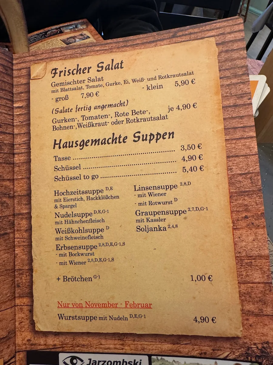 Speisekarte photo 2