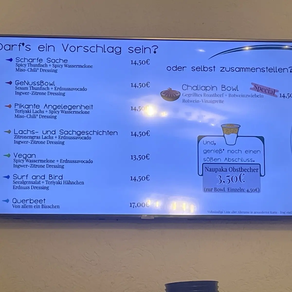 Speisekarte photo 1