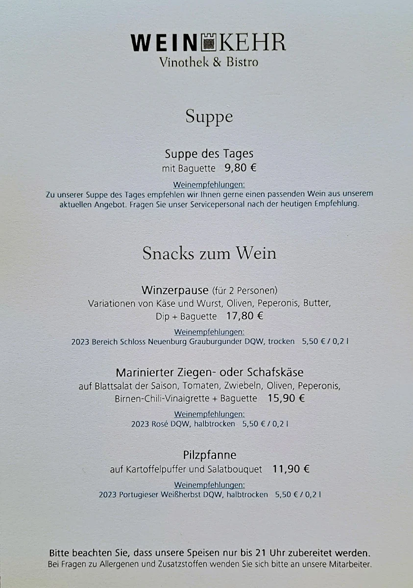 Speisekarte photo 3