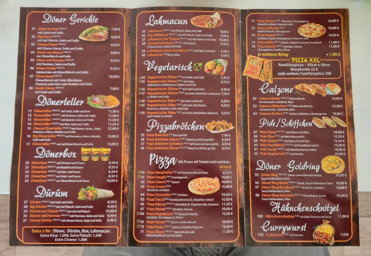 Speisekarte photo 1