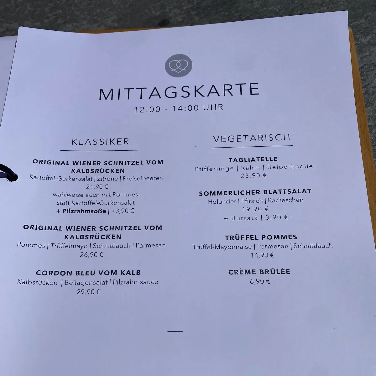 Speisekarte photo 1