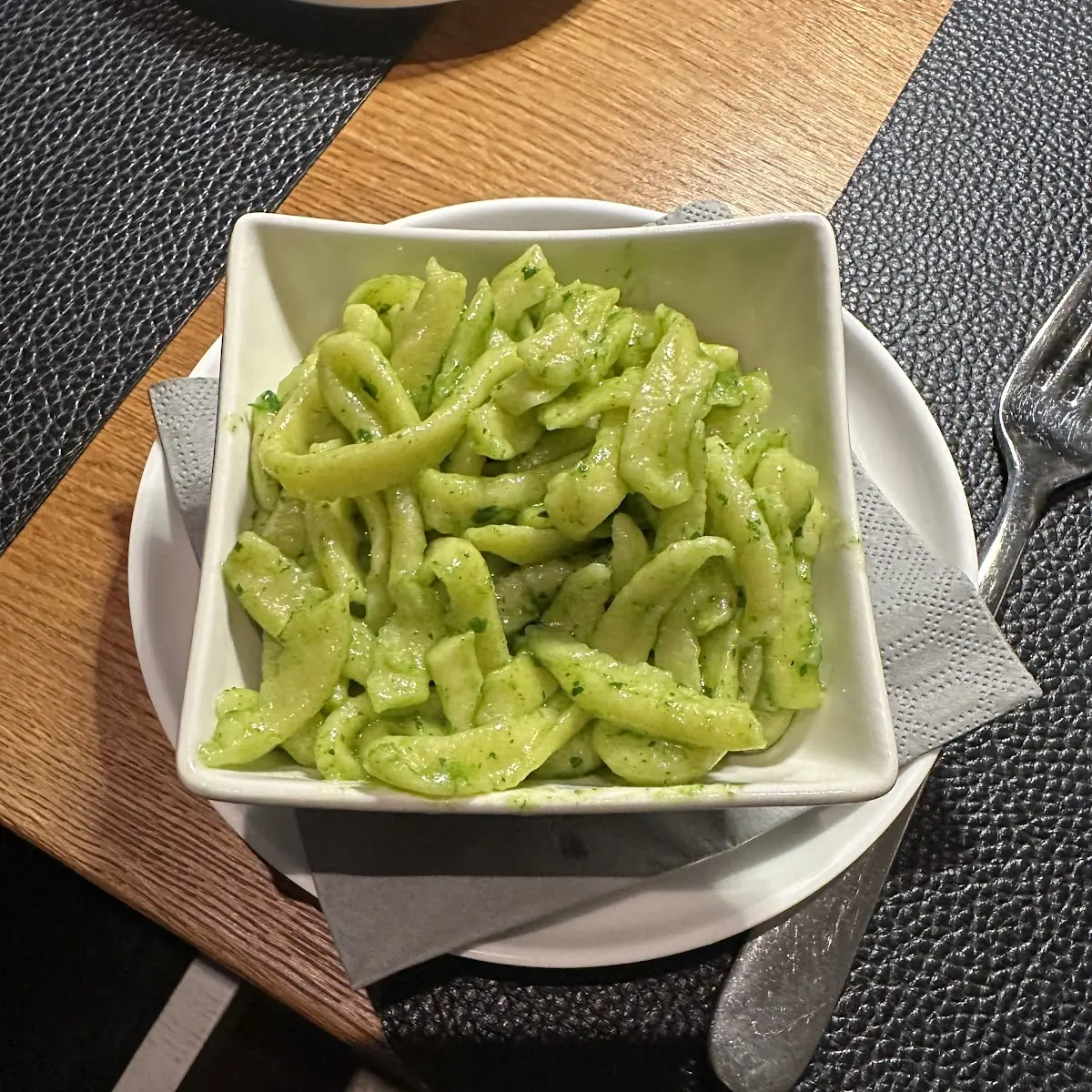 Spinatnudeln