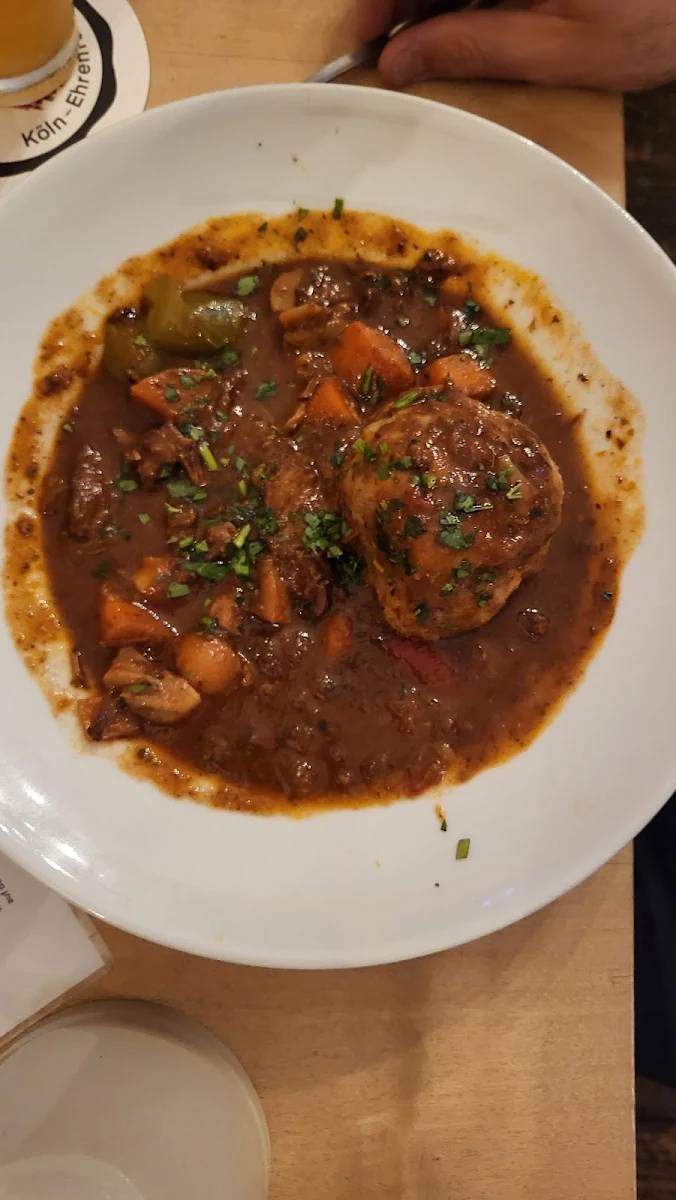 Biergulasch Mit Knödel