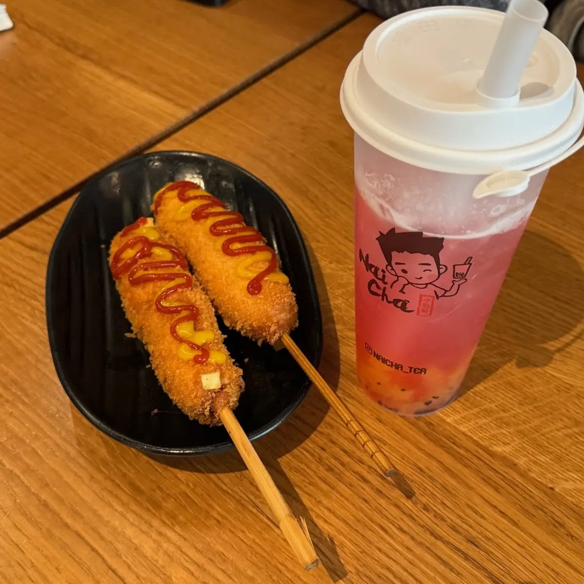 Corndogs Und Bubble Tea