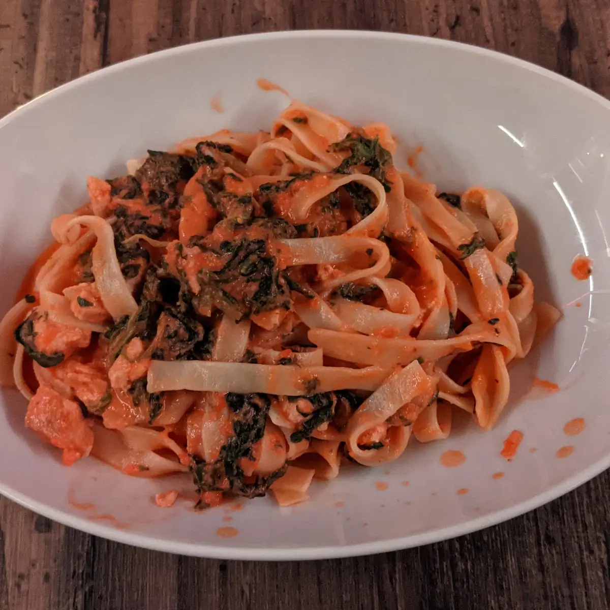 Pasta Mit Lachs