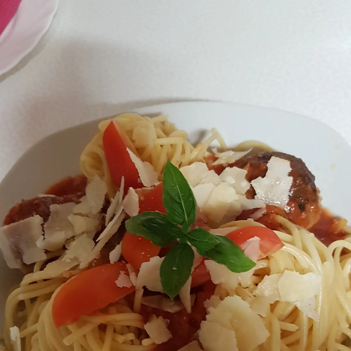 Spaghetti Mit Hackbällchen