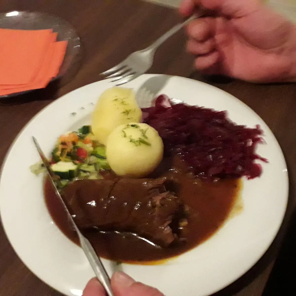 Roulade, Fischhof Fuhrmann - Fischgaststätte