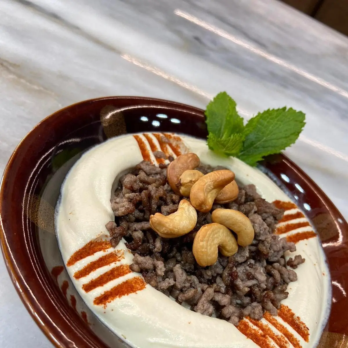 Hummus Mit Hackfleisch
