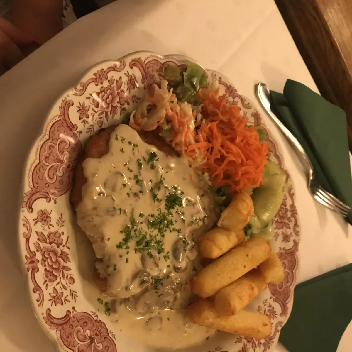 Champignonrahmschnitzel