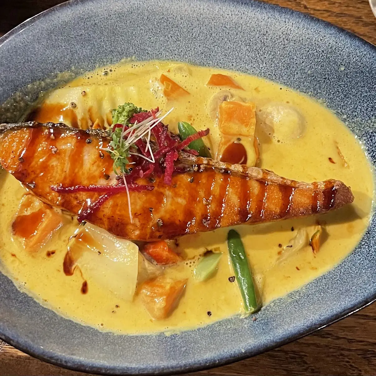 Lachs Mit Gemüse Und