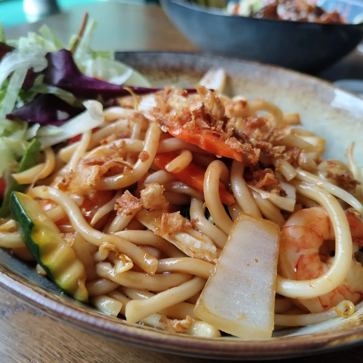 Udon with Shrimp