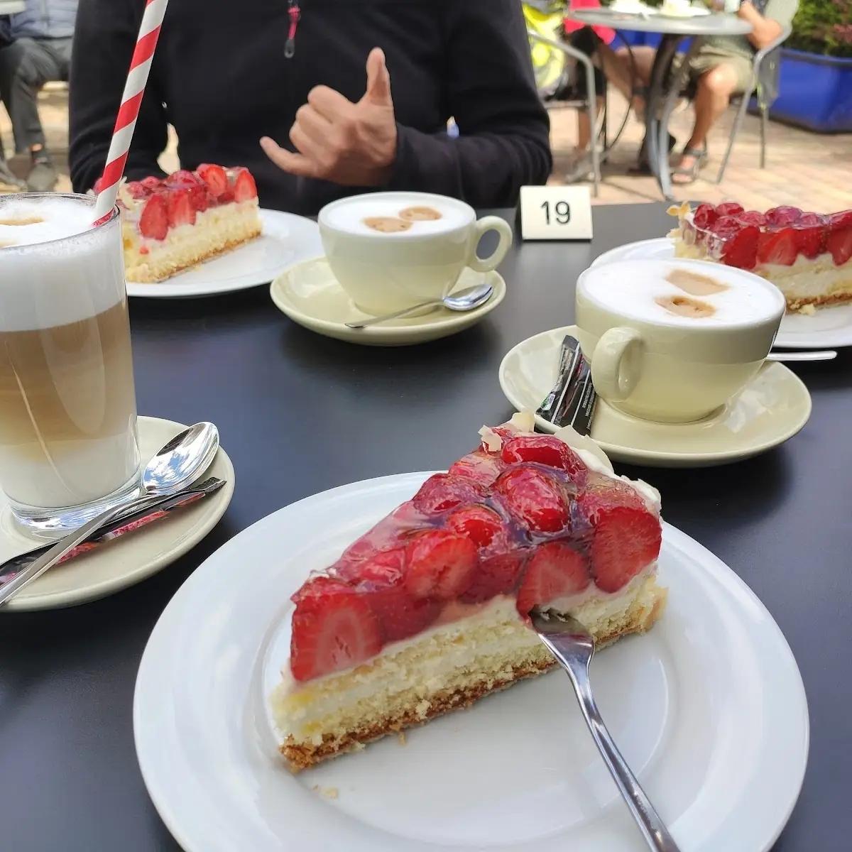 Erdbeerkuchen