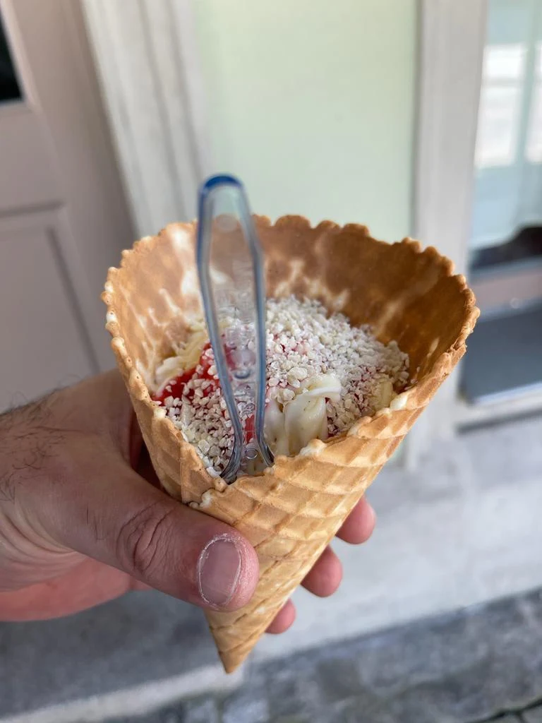 Spaghetti Eis