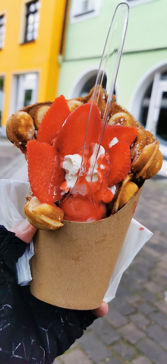 Bubble Eis Erdbeere