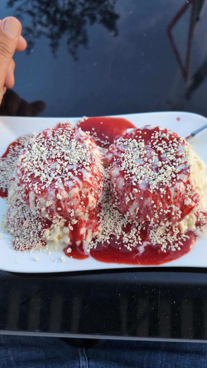 Doppel Spaghetti Eis