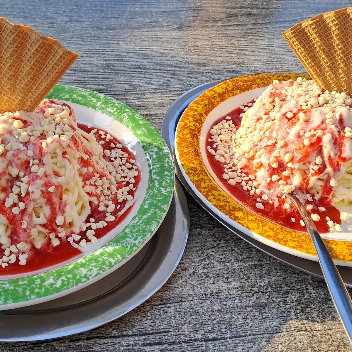 Spaghetti Eis