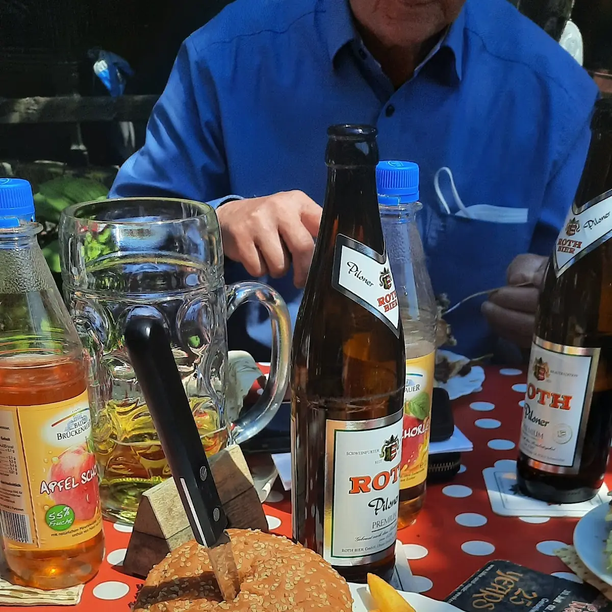 Hamburger Mit Pommes