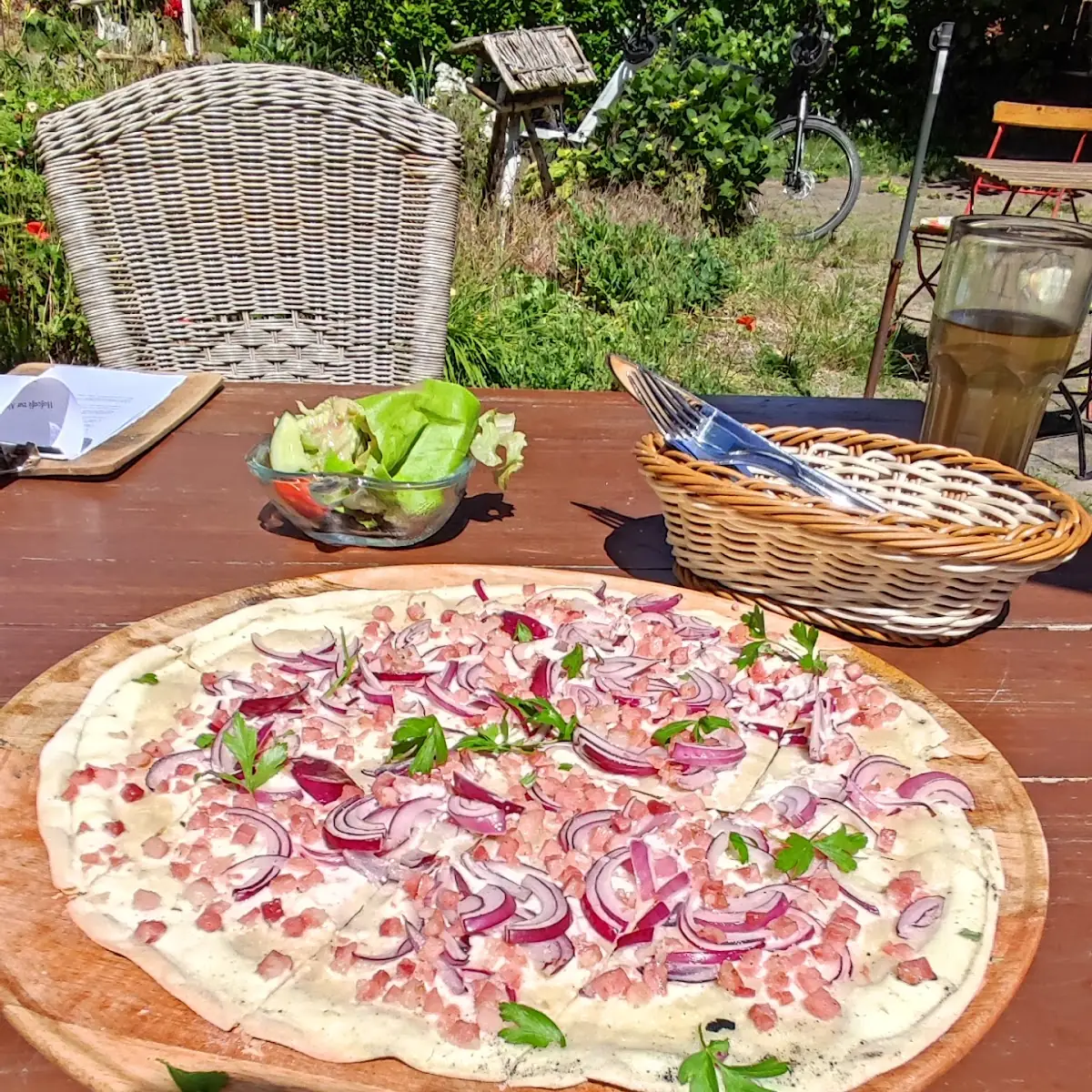 Flammkuchen Elsässer Art