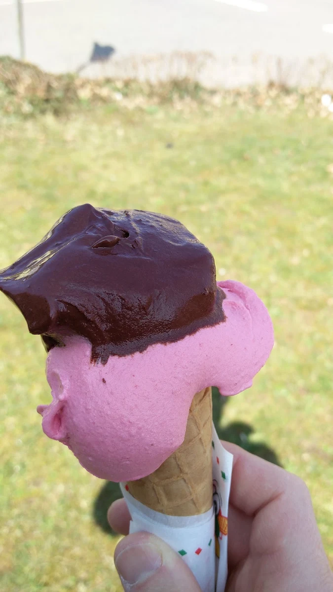 Dunkle Schokolade Eis