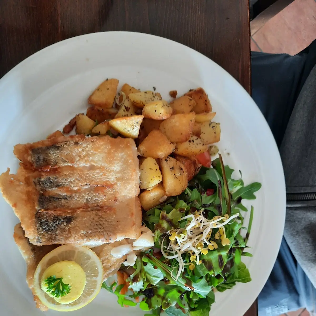 Gebratenes Zanderfilet