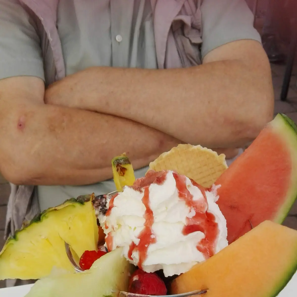 Früchtebecher Eis